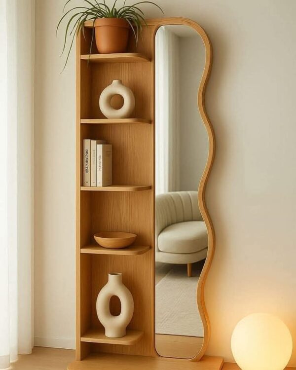 Wiggle Storage Mirror Shelf