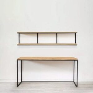 Computer Desk with Bookshelf